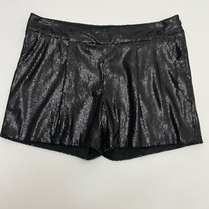 Sequin shorts Express size 2
